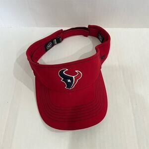 Houston Texans NFL Red Visor Hat Adjustable Unisex Football Cap